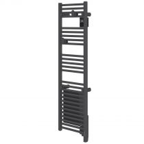 Atlantic - Radiateur sèche-serviettes connecté Doris digital étroit 1300W anthracite (851287)