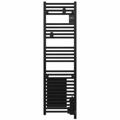 Atlantic - Radiateur s�che-serviettes connect� Doris digital �troit 1300W noir (851295)