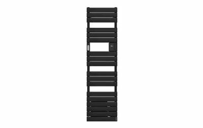 Atlantic - Radiateur s�che-serviettes connect� Adelis digital �troit 1500W Noir (861943)