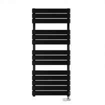 Atlantic - Radiateur sèche-serviettes Adelis eau chaude collecteurs 0873W noir (863335)