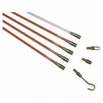 4 baguettes tire-fils dia 5 mm, l m (398953)