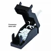 disk - encastr&eacute; gu10, rond, fixe, dor&eacute;, lpe non incl.,conx&deg;s/outil (4881)