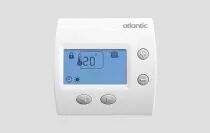 atlantic - plancher chauffant domocable - thermostat digital (109519)