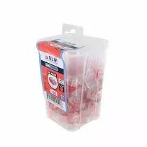 bo&icirc;te de connecteur mini connex 2 entr&eacute;es rouge (460120)