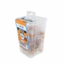 bo&icirc;te de connecteur mini connex 3 entr&eacute;es orange (460130)