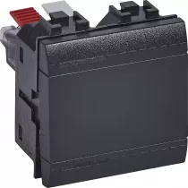 bticino-interrupteur ou va-et-vient &agrave; bascule livinglight - anthracite - 2 modules (l4003m2a)