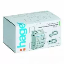 hager - pack afficheur modulaire des consommations multi-&eacute;nergies rt2012 (ec453)