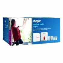 hager - pack s&eacute;curit&eacute; 4 groupes g&eacute;rant 40 d&eacute;tecteurs sepio, 2 do offerts (rlp305f_ps)