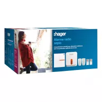 hager - pack s&eacute;curit&eacute; 4 groupes g&eacute;rant 40 d&eacute;tecteurs sepio, 2 do offerts (rlp305f_ps)