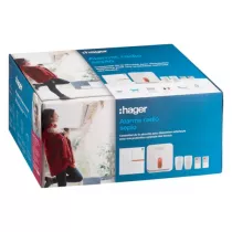 hager - pack s&eacute;curit&eacute; 4 groupes g&eacute;rant 40 d&eacute;tecteurs sepio, 2 do offerts (rlp305f_ps)