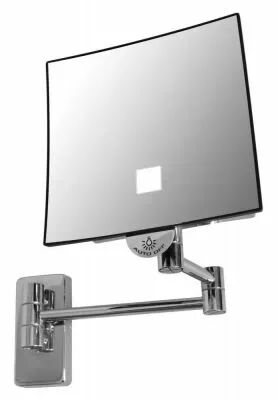 miroir eclips carr� lumineux bras tubulaire (866610)
