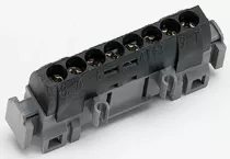 legrand-bornier de r&eacute;partition isol&eacute; ip2x phase - 8x1,5mm&sup2; &agrave; 16mm&sup2; noir - longueur 75mm (004852)