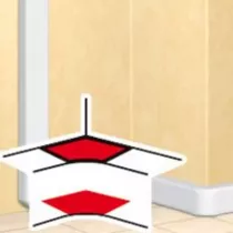 legrand-angle int&eacute;rieur pour goulottes dlp monobloc 50x80mm ou 50x105mm - blanc (010602)