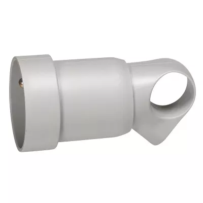 legrand-prolongateur plastique 2p+t 16a � anneau avec �tiquette avec gencod - gris (050106)