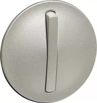 legrand-enjoliveur &eacute;troit c&eacute;liane pour interrupteur, va-et-vient ou poussoir - titane (065101)