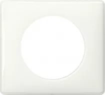 legrand-plaque c&eacute;liane laqu&eacute; 1 poste - finition blanc (066631)