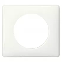 legrand-plaque c&eacute;liane laqu&eacute; 1 poste - finition blanc (066631)