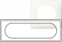 legrand-plaque c&eacute;liane laqu&eacute; 6 &agrave; 8 modules - finition blanc (066636)