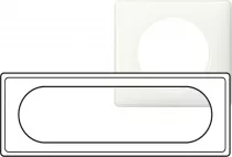 legrand-plaque c&eacute;liane laqu&eacute; 6 &agrave; 8 modules - finition blanc (066636)