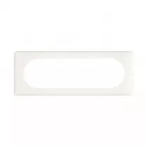 legrand-plaque c&eacute;liane laqu&eacute; 6 &agrave; 8 modules - finition blanc (066636)