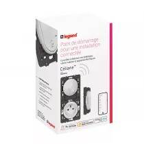 legrand-pack de d&eacute;marrage connect&eacute; c&eacute;liane with netatmo sans plaque blanc (067700a)