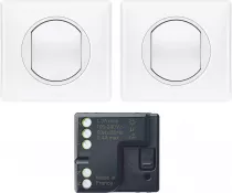 legrand-pr&ecirc;t &agrave; poser c&eacute;liane 2 commandes sans fils sans pile + 1 micromodule - blanc (067777l)