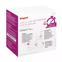 legrand-pr&ecirc;t &agrave; poser c&eacute;liane 2 commandes sans fils sans pile + 1 micromodule - blanc (067777l)