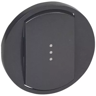 legrand-enjoliveur large c�liane toutes commandes d'�clairage standard - graphite (067903)