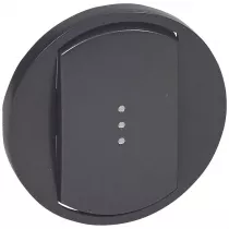 legrand-enjoliveur large c&eacute;liane toutes commandes d'&eacute;clairage standard - graphite (067903)