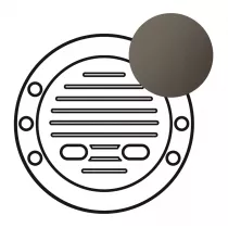 legrand-enjoliveur c&eacute;liane pour carillon d'ambiance - finition graphite (067987)