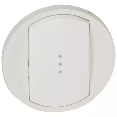 legrand-enjoliveur large c�liane pour toutes commandes d'�clairage standard - blanc (068003)
