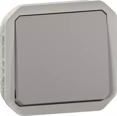 legrand-interrupteur ou va-et-vient 10ax 250v plexo composable gris (069511l)