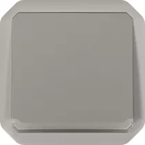 legrand-poussoir no lumineux plexo composable gris (069542l)
