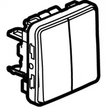 legrand-double poussoir &eacute;tanche no+nf plexo composable ip55 10a - gris (069545)