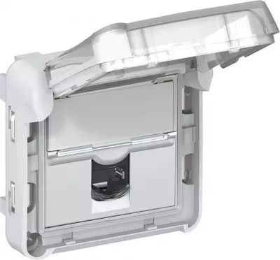 legrand-prise rj45 �tanche cat�gorie 6 ftp plexo composable ip55 gris (069569)