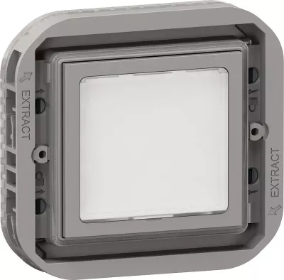 legrand-voyant de balisage et signalisation plexo composable gris/blanc (069583l)