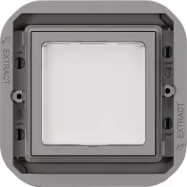 legrand-voyant de balisage et signalisation plexo composable gris/blanc (069583l)