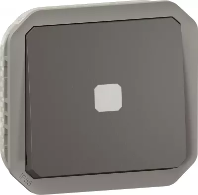 legrand-interrupteur temporis� lumineux plexo composable anthracite (069804l)