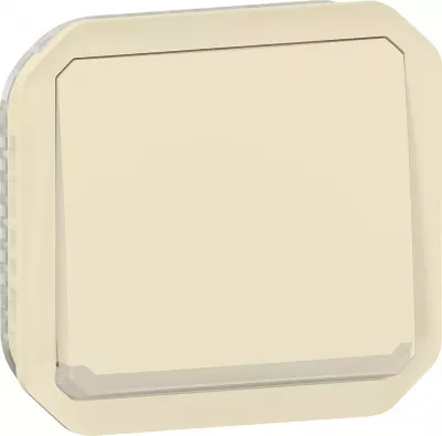 legrand-poussoir no-nf lumineux plexo composable sable (069826l)