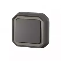 legrand-interrupteur ou va-et-vient 10ax 250v plexo complet encastr&eacute; anthracite (069881l)