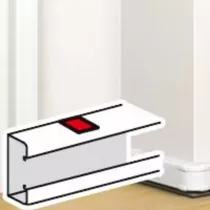 legrand-joint de corps adh&eacute;sif pour goulottes mosaic 50x80/130/145/180 - blanc (075666)