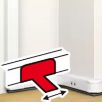 legrand-d&eacute;rivation vers passage de plancher pour goulottes mosaic (075688)