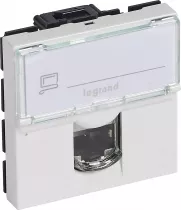 legrand-prise rj45 cat&eacute;gorie 6 utp mosaic 2 modules - blanc (076564)