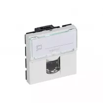 legrand-prise rj45 cat&eacute;gorie 6 utp mosaic 2 modules - blanc (076564)