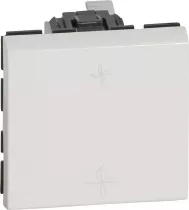 legrand-commande de vmc prog mosaic - blanc antimicrobien (077027)