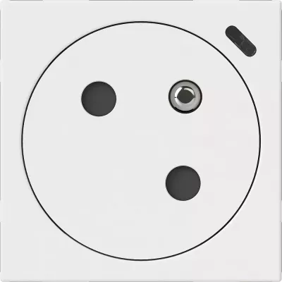 legrand-prise 2p+t surface � voyant mosaic link raccordement lat�ral 2 modules - blanc (077125l)