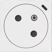 legrand-prise 2p+t surface &agrave; voyant mosaic link raccordement lat&eacute;ral 2 modules - blanc (077125l)