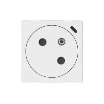 legrand-prise 2p+t surface &agrave; voyant mosaic link raccordement lat&eacute;ral 2 modules - blanc (077125l)