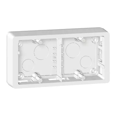 legrand-cadre saillie c�liane 2 postes horizontal ou vertical titane (080245)
