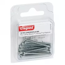 legrand-vis (x 10) pour encastrement profond boite mosaic (091490)